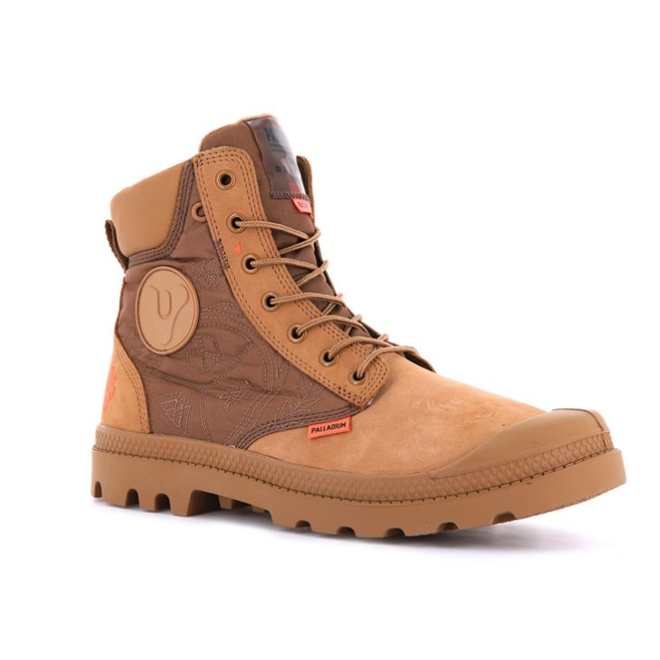 Bottes Palladium Pampa X Destiny WPN Femme Marron | FR FZX367K